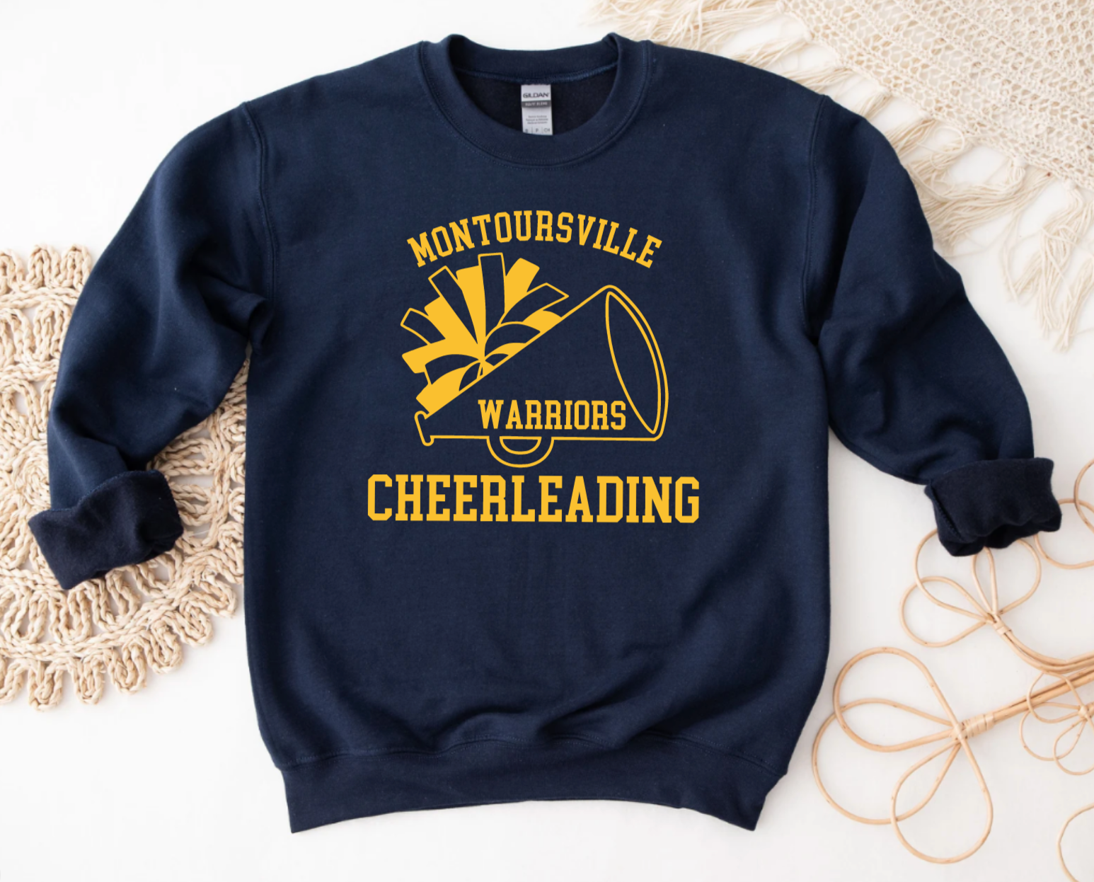 Customizable School Spirit Cheerleading Crewneck