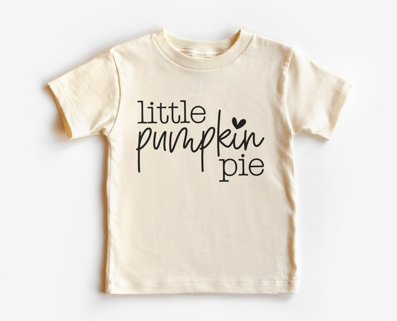 Little Pumpkin Pie Natural Tee