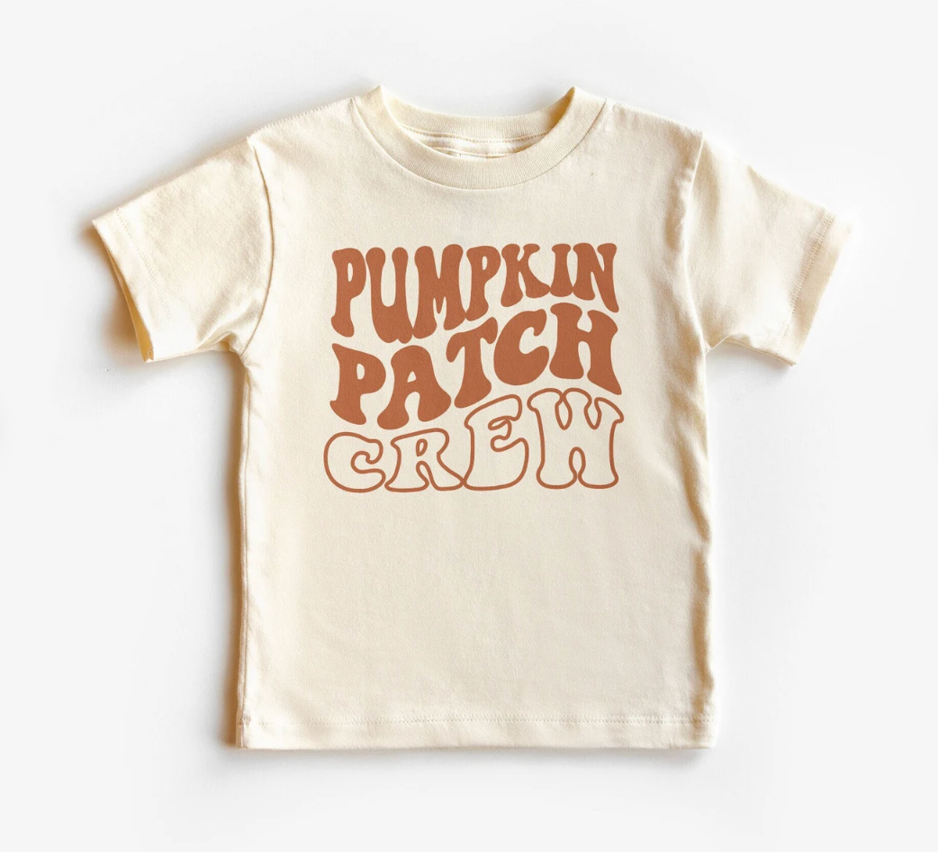 Pumpkin Patch Crew Matching Shirts for Infants, Toddlers, and Kids