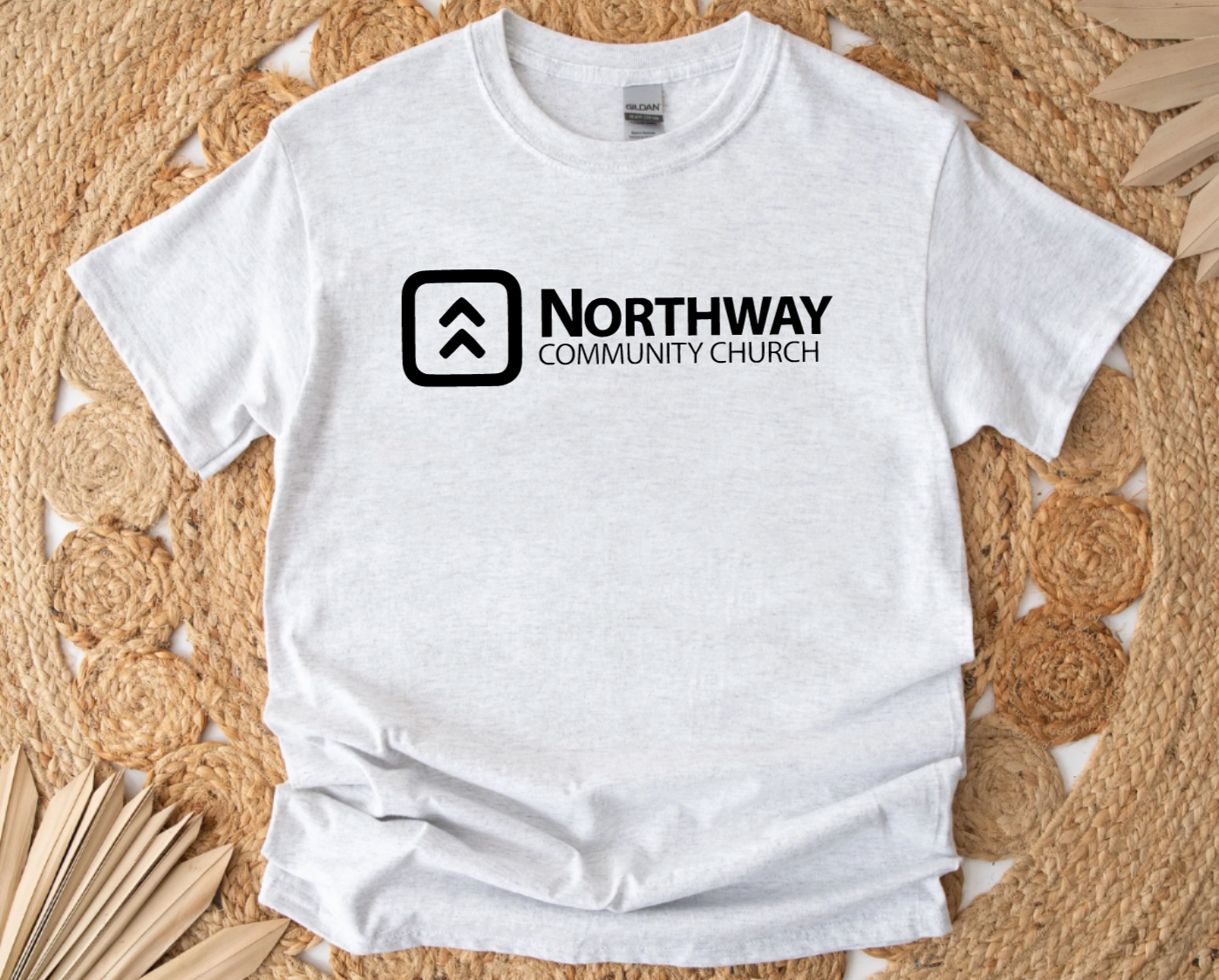 Short Sleeve Tshirt - Black, White, or Red Option Northway Community Church Design