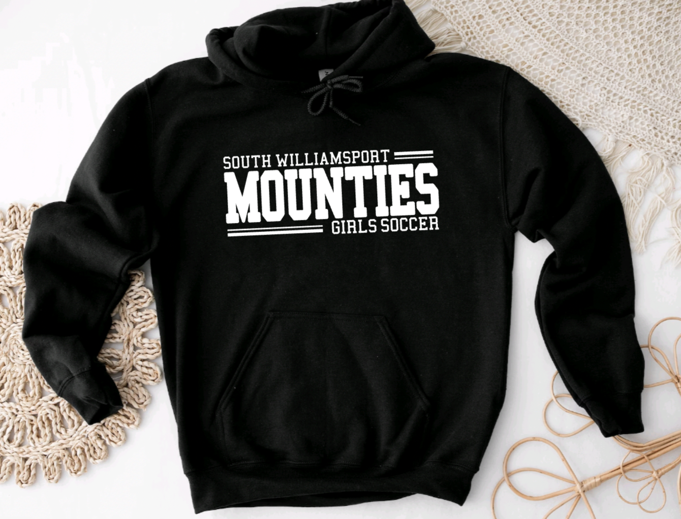 South Williamsport Girls Soccer Hooded Sweatshirt- Design 1