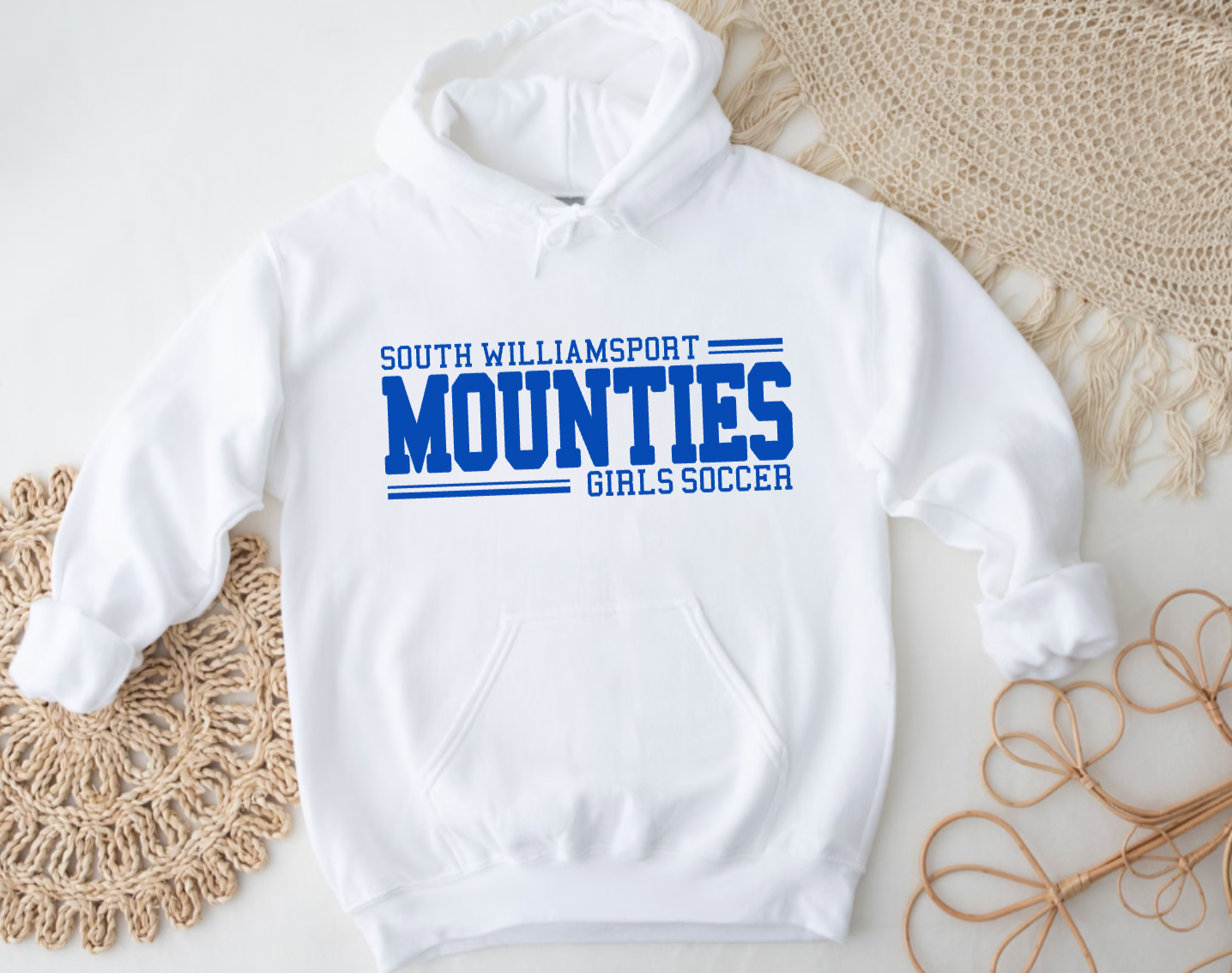 South Williamsport Girls Soccer Hooded Sweatshirt- Design 1