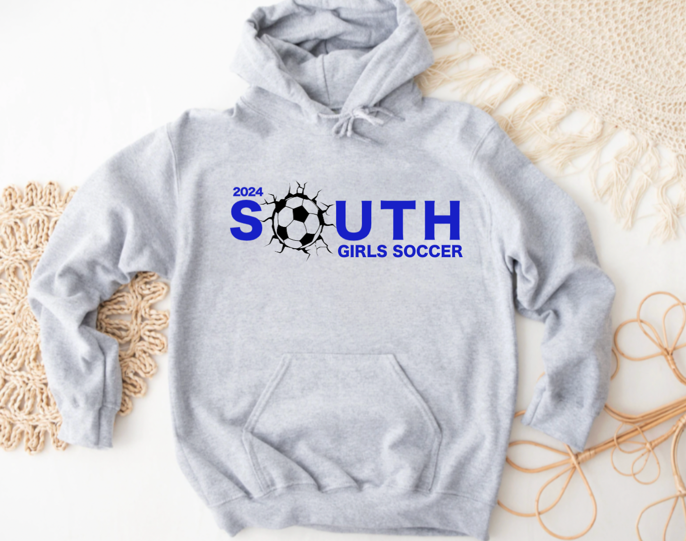 South Williamsport Girls Soccer Hooded Sweatshirt- Design 2