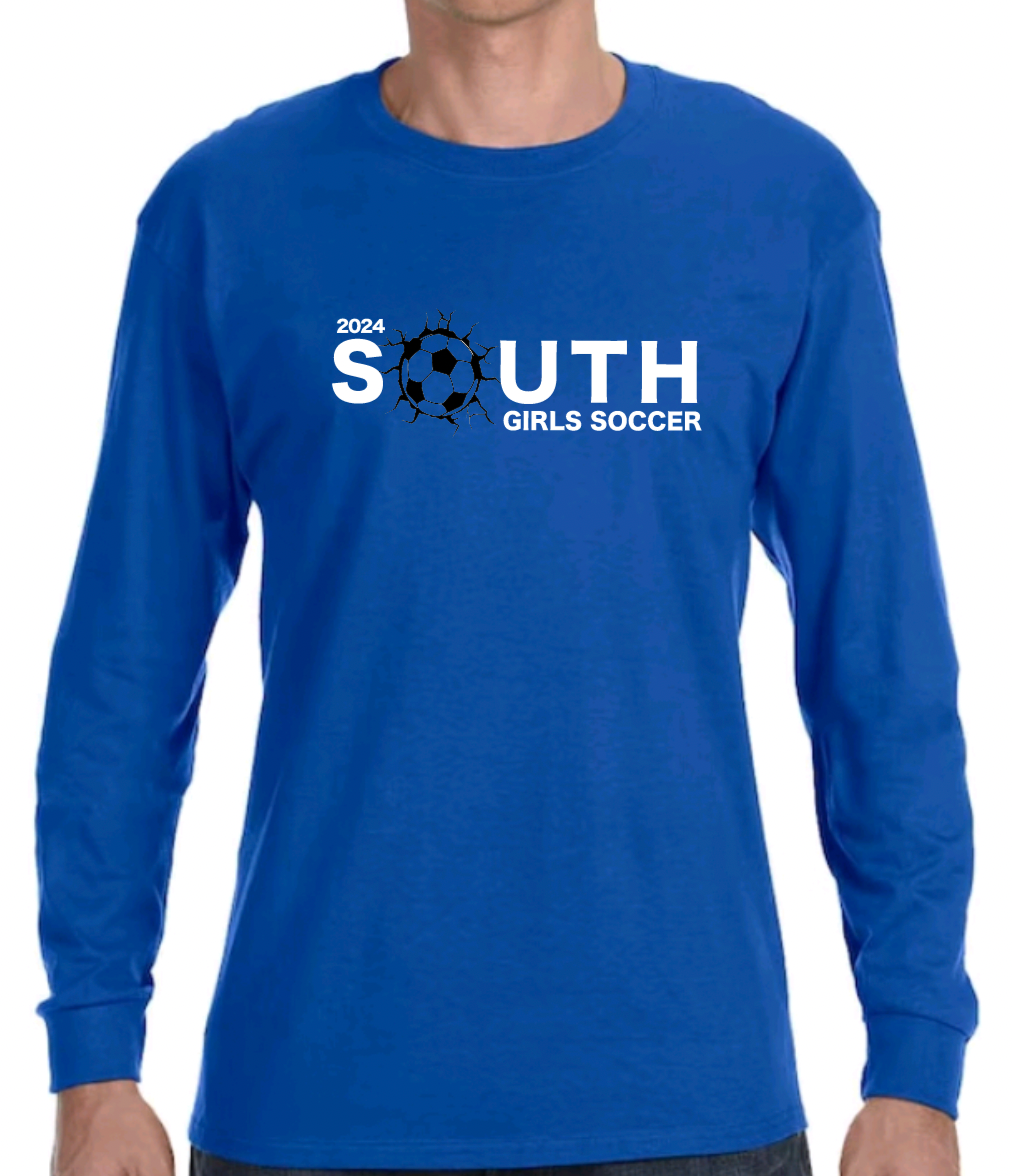 South Williamsport Girls High Soccer Long Sleeve Shirt- Design 2