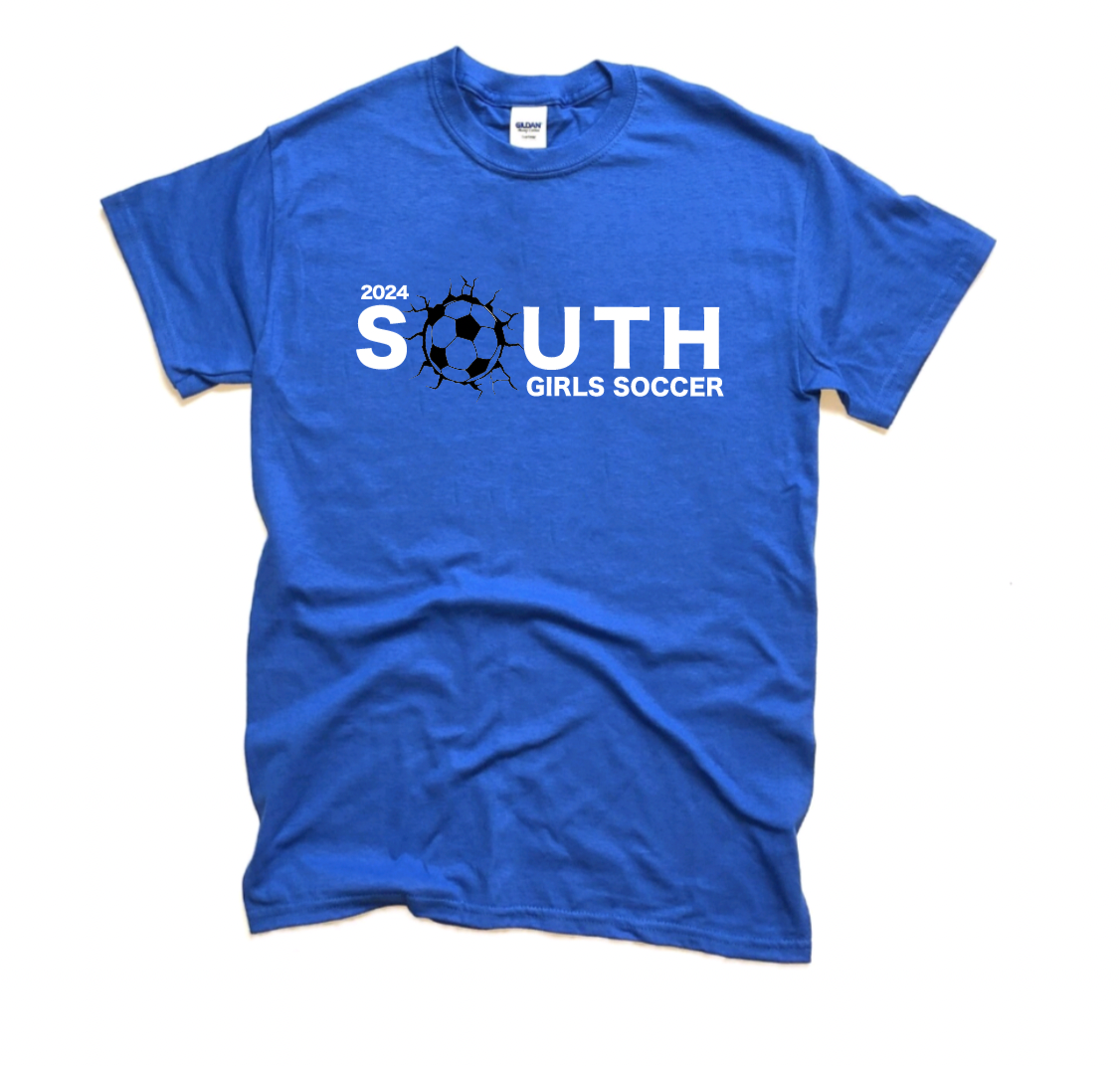 South Williamsport Girls High Soccer Short Sleeve Shirt- Design 2