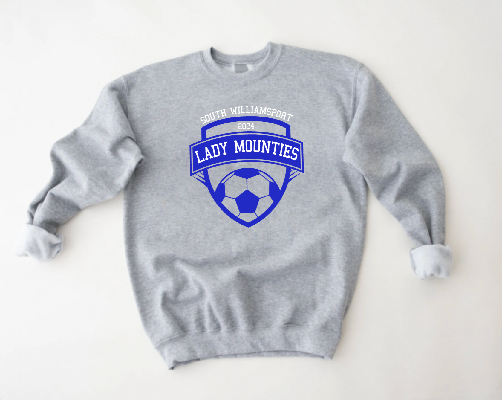 South Williamsport Girls Soccer Crewneck Sweatshirt- Design 3