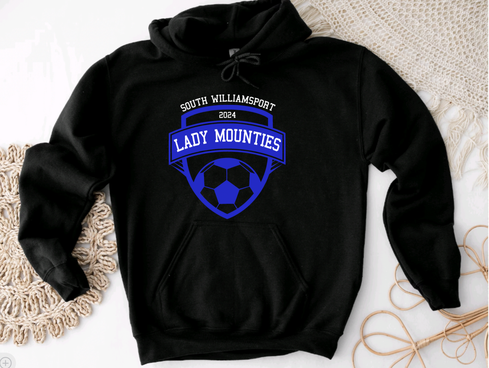 South Williamsport Girls Soccer Hooded Sweatshirt- Design 3