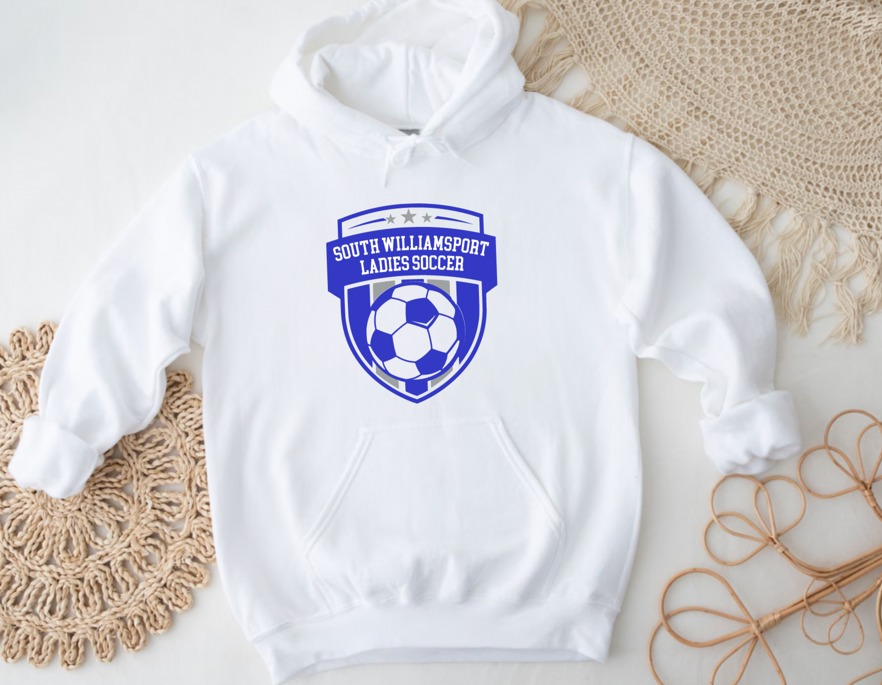 South Williamsport Girls Soccer Hooded Sweatshirt- Design 4