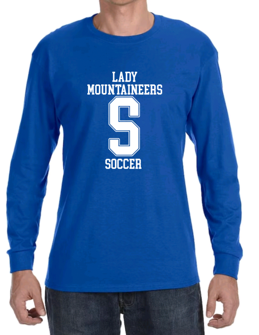 South Williamsport Girls High Soccer Long Sleeve Shirt- Design 1