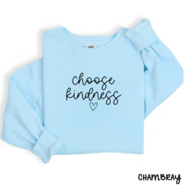 Choose Kindness Comfort Colors Crewneck Sweatshirt