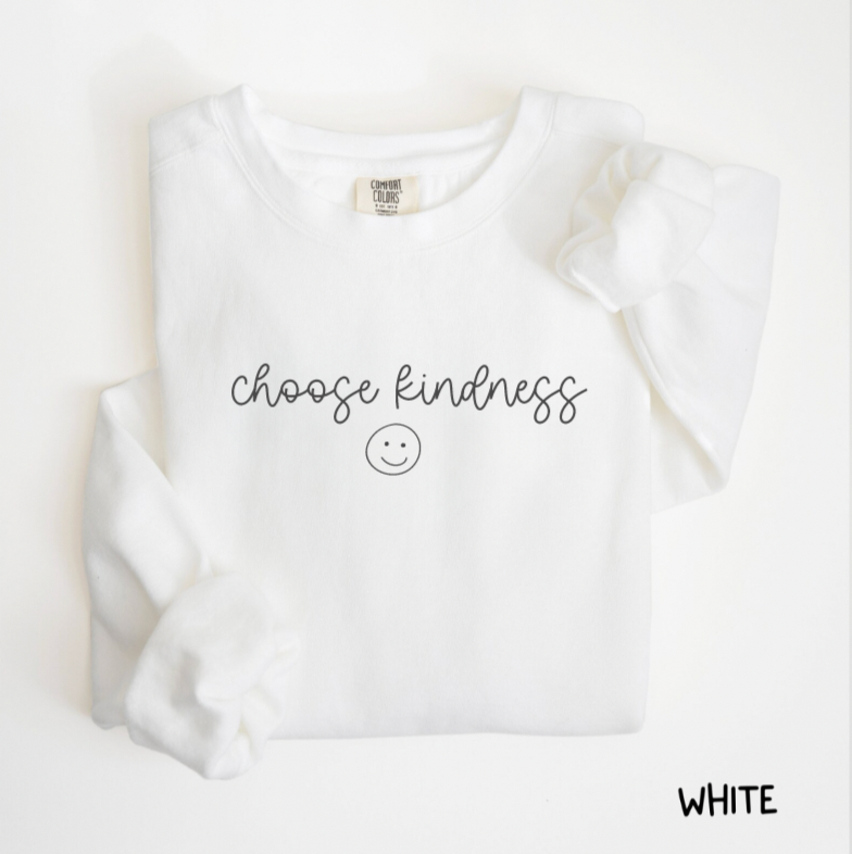 Choose Kindness Comfort Colors Crewneck Sweatshirt