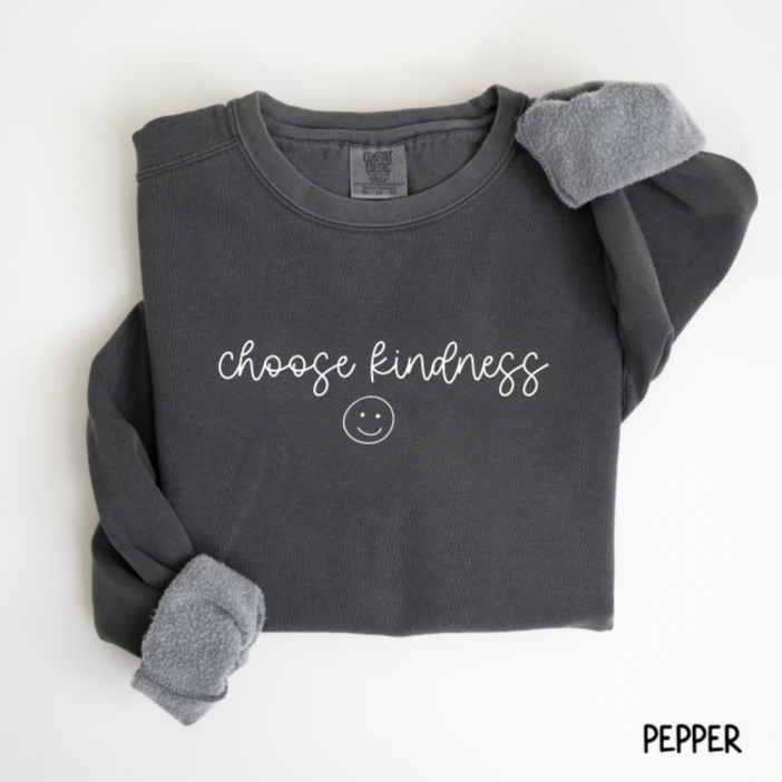 Choose Kindness Comfort Colors Crewneck Sweatshirt