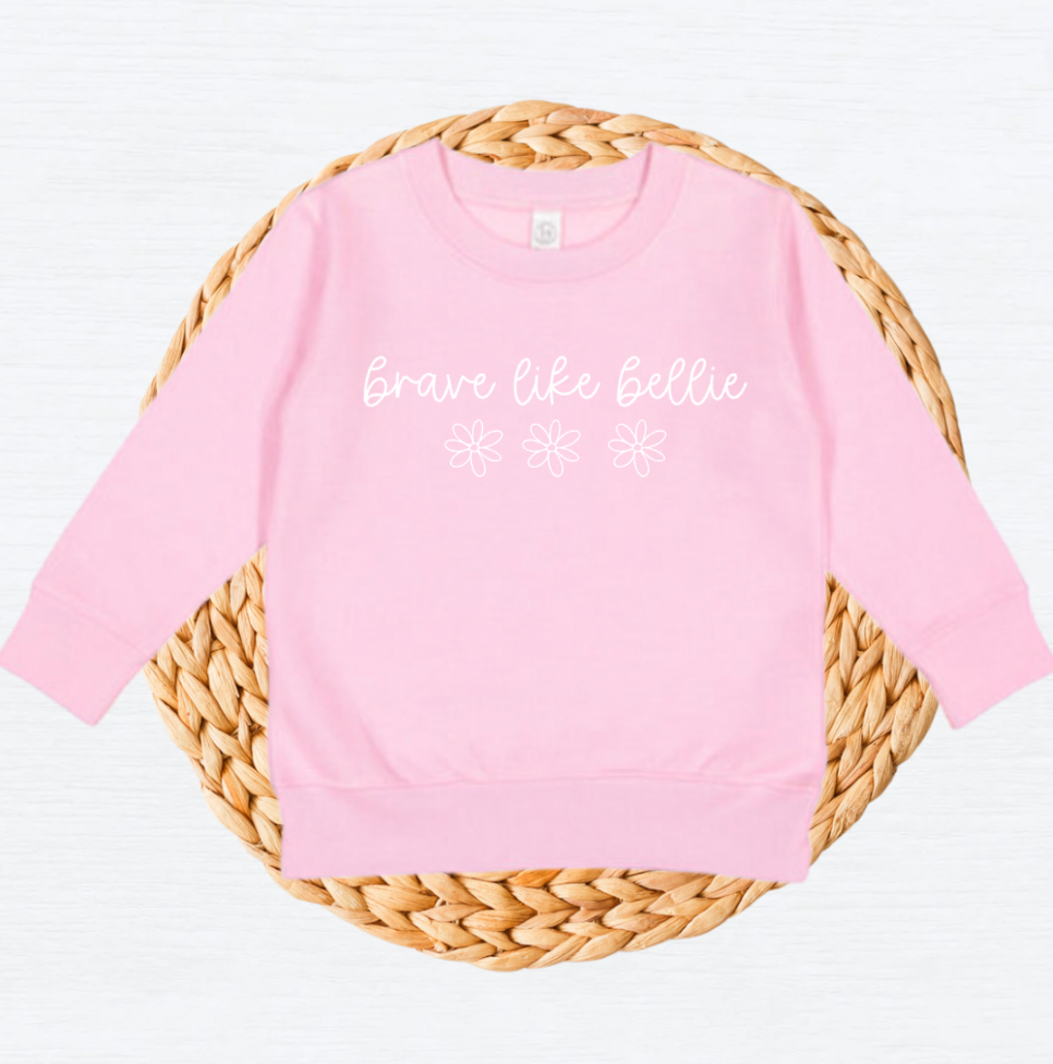 Brave Like Bellie Toddlers Crewneck