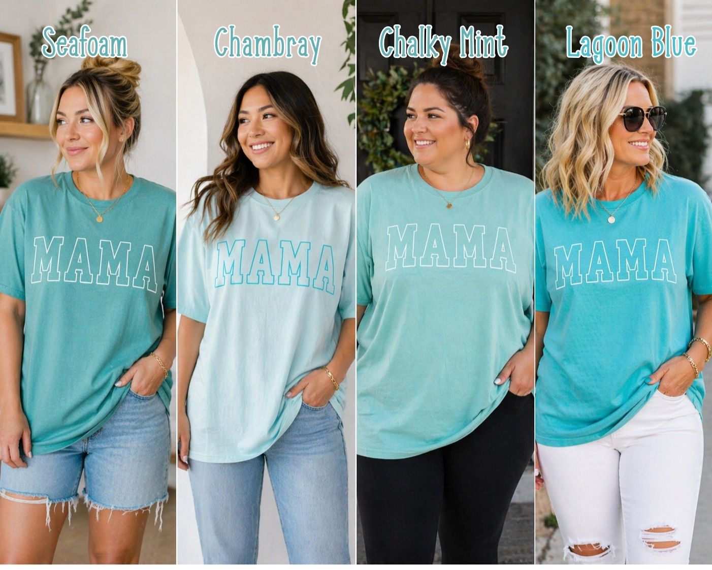 Mama T-Shirt | Trendy Mama Tee | Minimalist Mom Shirt | Vintage Style Mama Shirt | Gift for Mom | Multiple Colors