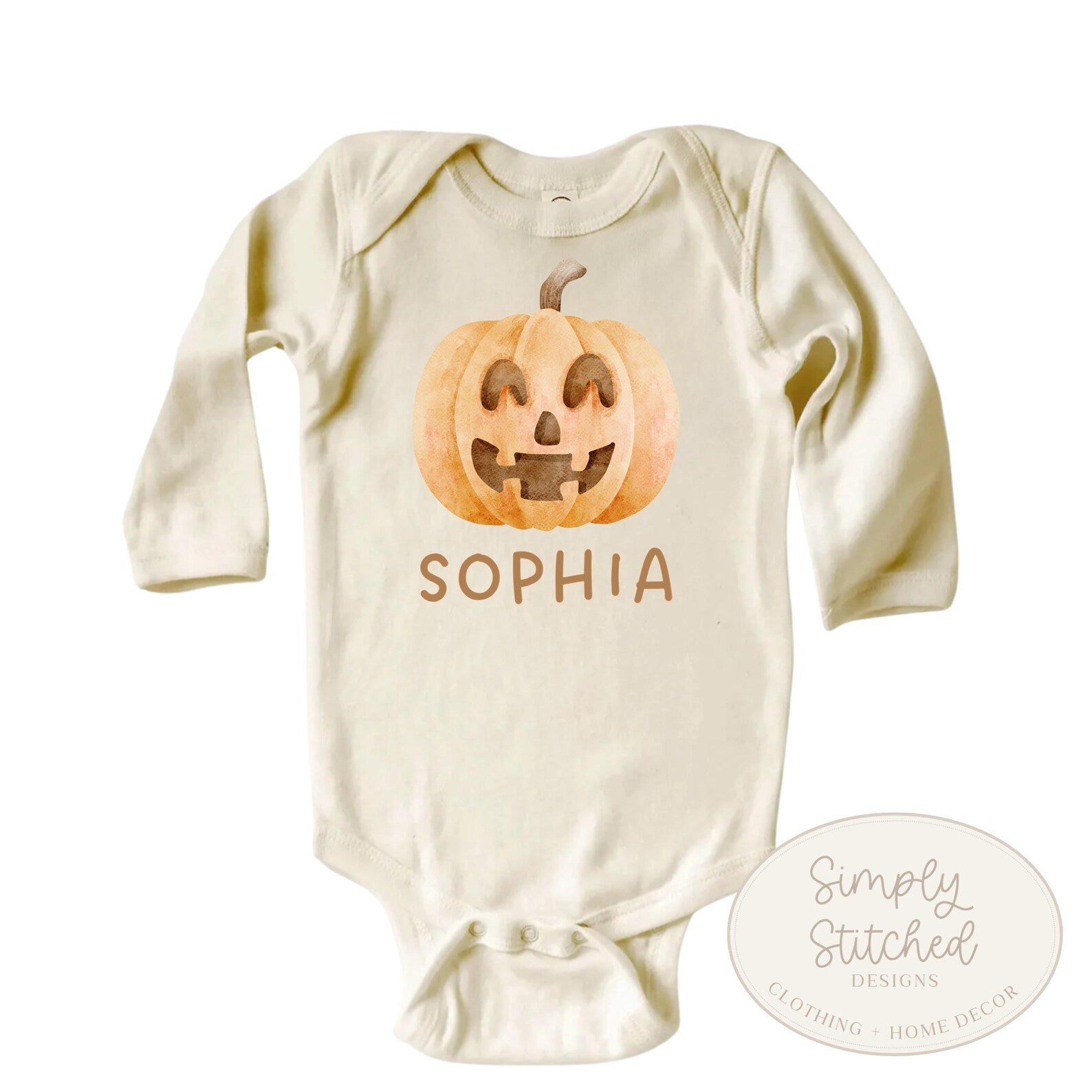 Personalized Halloween Jack-o’-Lantern Outfit for Kids – Custom Pumpkin Outfit