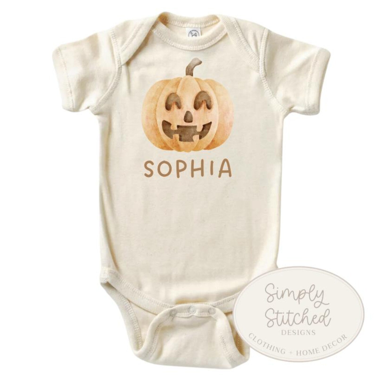 Personalized Halloween Jack-o’-Lantern Outfit for Kids – Custom Pumpkin Outfit