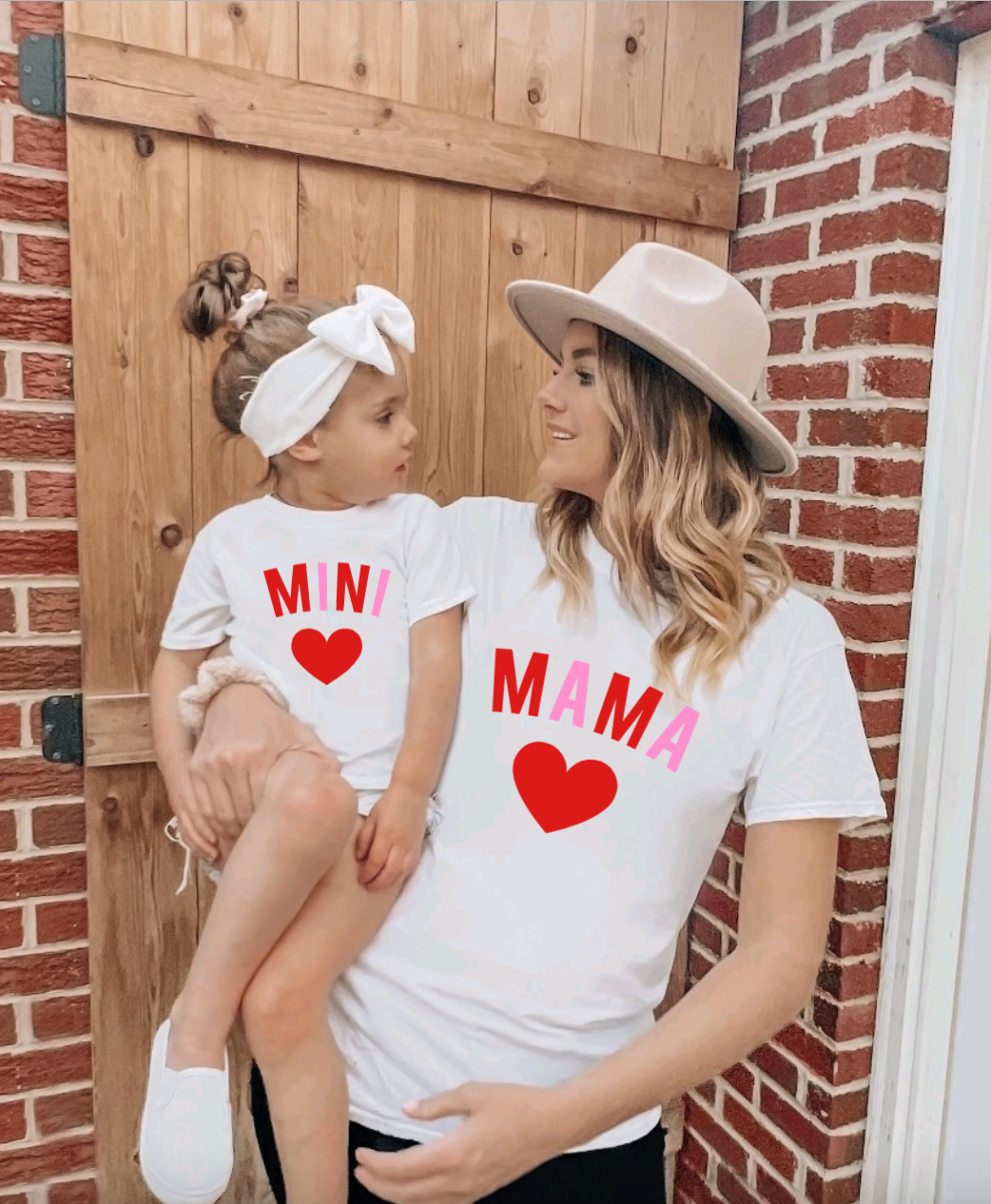 Valentine’s Day Mama and Mini Matching Tees