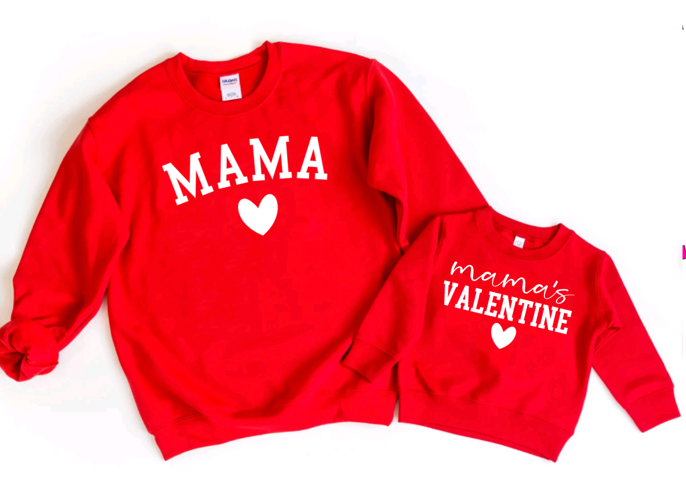 Mama and Mama's Valentine’s Day Matching Crewnecks