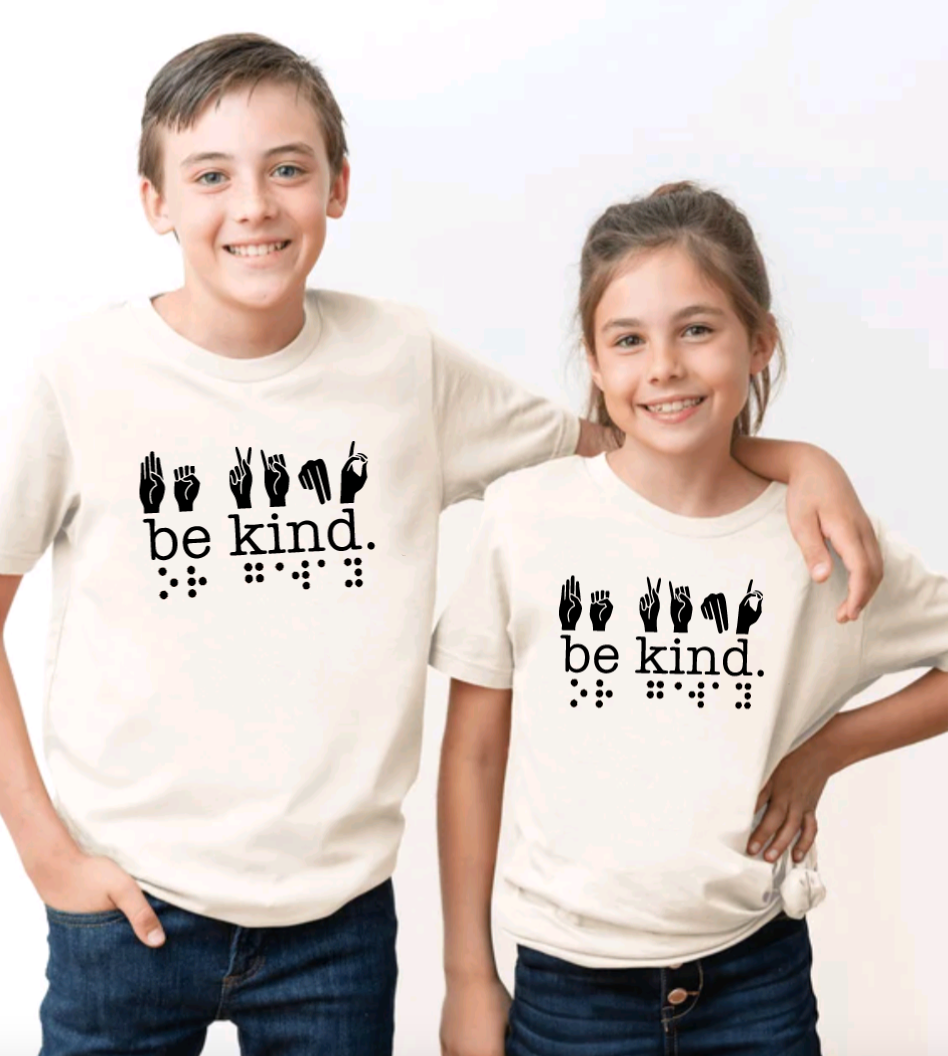 Be Kind Braille T-Shirt