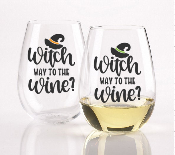 Witch Way To The Wine Glass