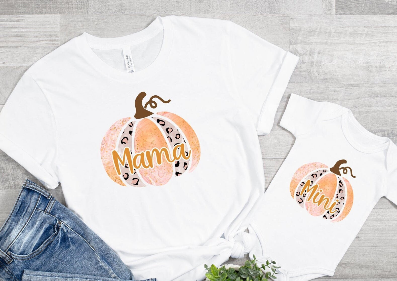 Pumpkin Fall Matching Mama & Mini Matching Tees