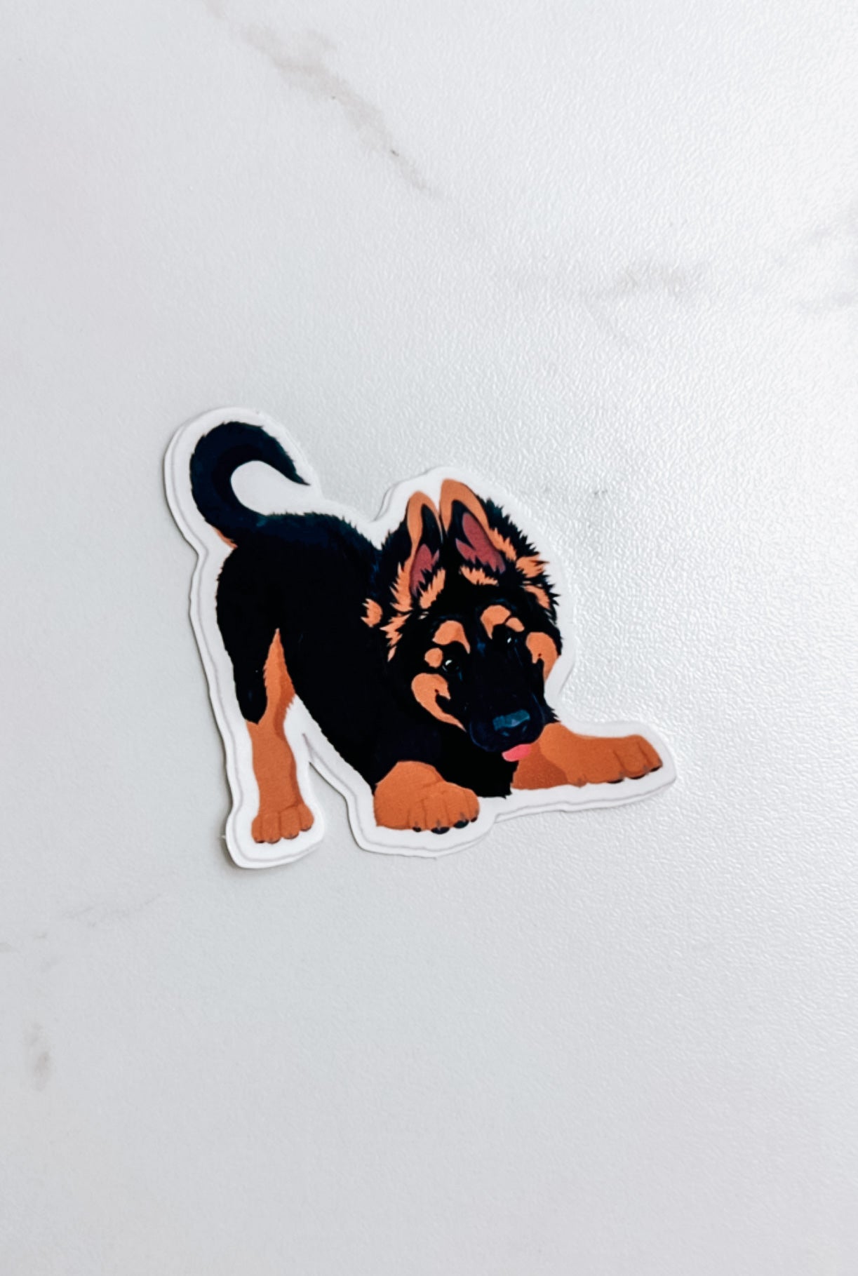 German Shepard Puppy Sticker
